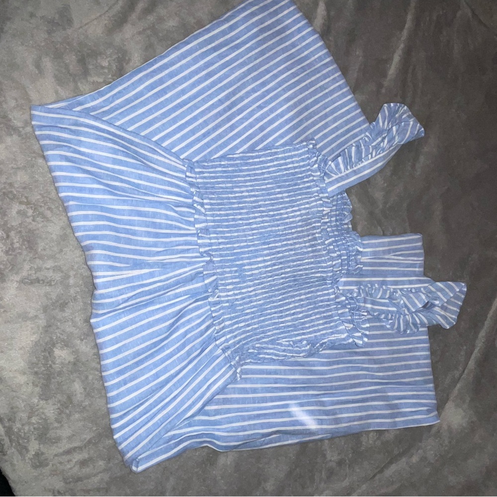 H&M Pinstriped Jumpsuit